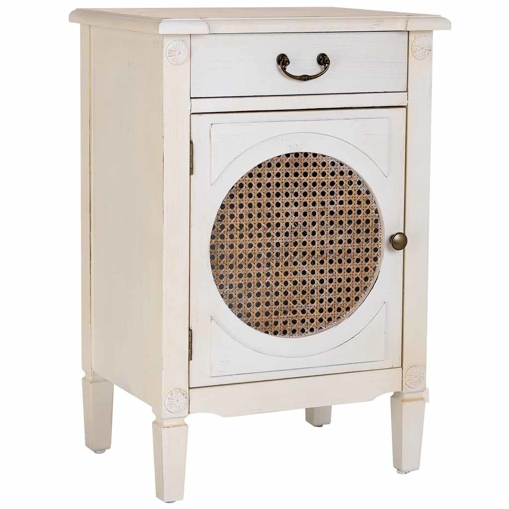 Mesita madera de 1 cajón y 1 puerta 46