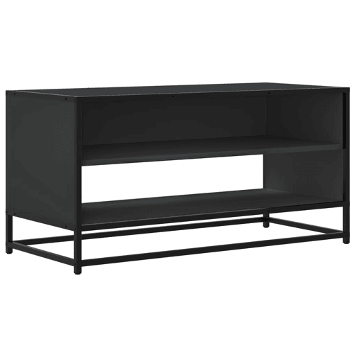 Móvel para TV - Móvel de TV - Armário de TV 91x40x46 cm derivados de madeirametal preto