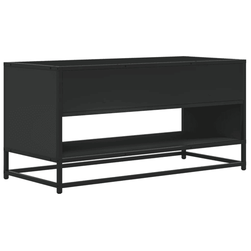 Móvel para TV - Móvel de TV - Armário de TV 91x40x46 cm derivados de madeirametal preto