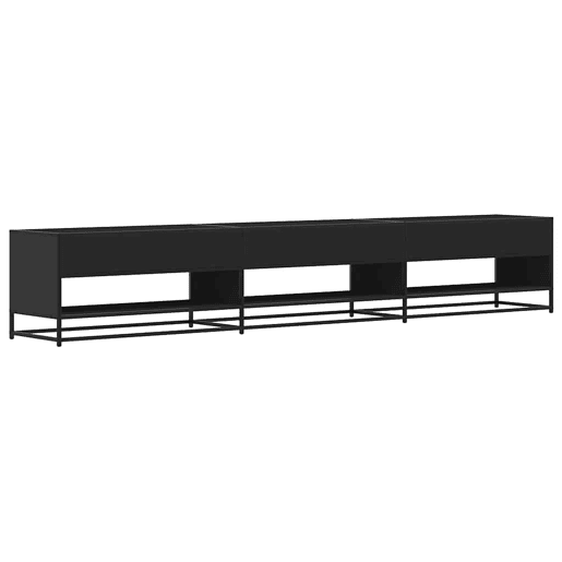 Móvel de TV - Modulo de TV - Armário de TV 270x40x46 cm derivados de madeira preto