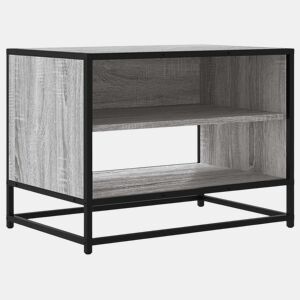 Móvel TV - Modulo de TV - Armário de TV 61x40x46 cm derivados madeirametal cinzento sonoma
