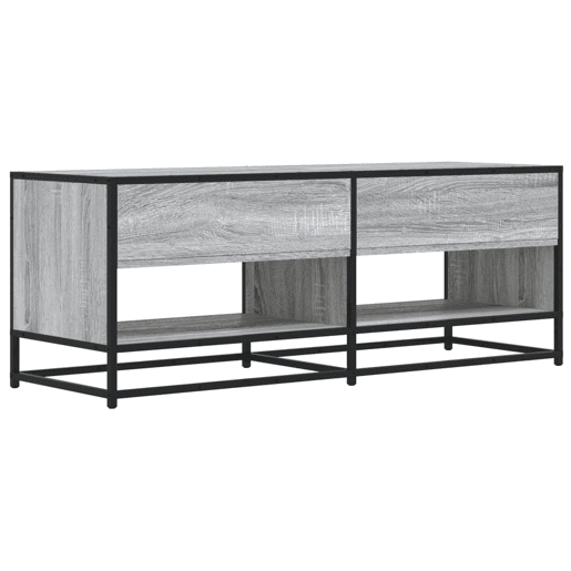 Móvel TV - Modulo de TV - Armário de TV 120,5x40x46 cm derivados madeirametal cinzento sonoma