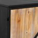 Aparador de metal y madera 2 puertas Aparador de metal y madera 2 puertas Negro