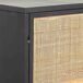 Aparador de metal y madera 2 puertas, Aparador de metal y madera 2 puertas, Negro