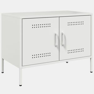 Móvel de TV - Modulo de TV - Armário de TV 68x39x50,5 cm aço branco