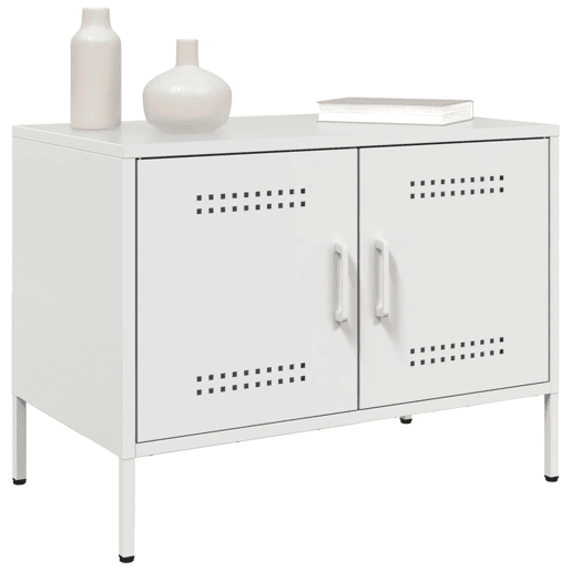 Móvel de TV - Modulo de TV - Armário de TV 68x39x50,5 cm aço branco