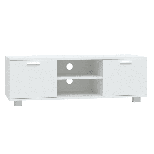 Móvel de TV - Modulo de TV - Armário de TV 120x40,5x35 cm derivados de madeira branco