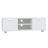Móvel de TV - Modulo de TV - Armário de TV 120x40,5x35 cm derivados de madeira branco