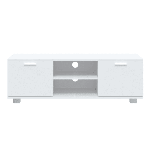Móvel de TV - Modulo de TV - Armário de TV 120x40,5x35 cm derivados de madeira branco