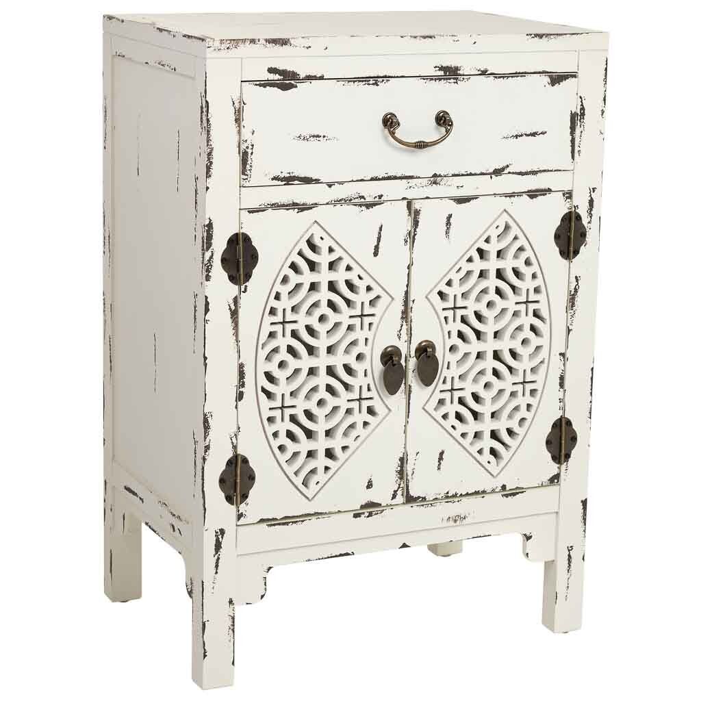 Recibidor de madera 1 cajon y 2 puertas 48