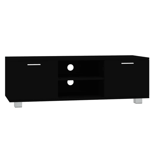 Móvel de TV - Modulo de TV - Armário de TV 120x40,5x35 cm derivados de madeira preto Móvel de TV - Modulo de TV - Armário de TV 120x40,5x35 cm derivados de madeira preto