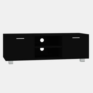 Móvel de TV - Modulo de TV - Armário de TV 120x40,5x35 cm derivados de madeira preto