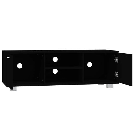 Móvel de TV - Modulo de TV - Armário de TV 120x40,5x35 cm derivados de madeira preto Móvel de TV - Modulo de TV - Armário de TV 120x40,5x35 cm derivados de madeira preto