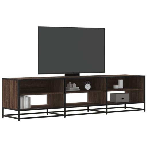 Móvel de TV - Modulo de TV - Armário de TV 180x40x46 cm derivados de madeira carvalho castanho