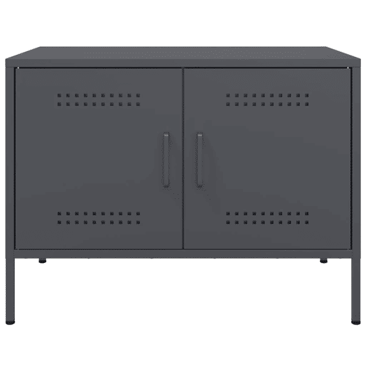 Móvel de TV - Modulo de TV - Armário de TV 68x39x50,5 cm aço antracite