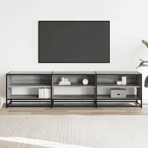 Móvel de TV - Modulo de TV - Armário de TV 180x40x46 cm derivados de madeira cinzento sonoma