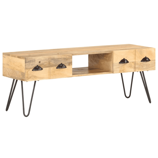 Móvel de TV - Modulo de TV - Armário de TV 120x35x45 cm madeira de mangueira maciça