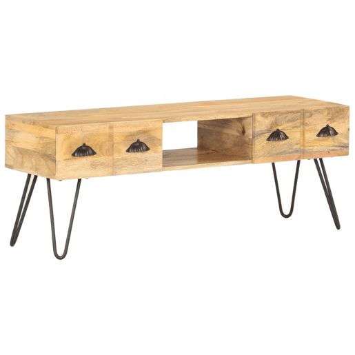 Móvel de TV - Modulo de TV - Armário de TV 120x35x45 cm madeira de mangueira maciça