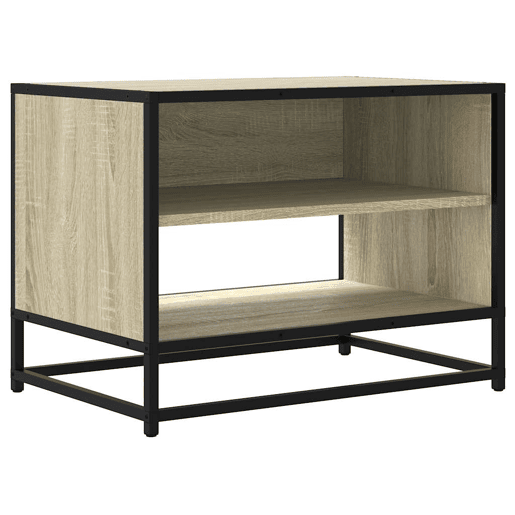 Móvel TV - Modulo de TV - Armário de TV 61x40x46 cm derivados madeirametal carvalho sonoma
