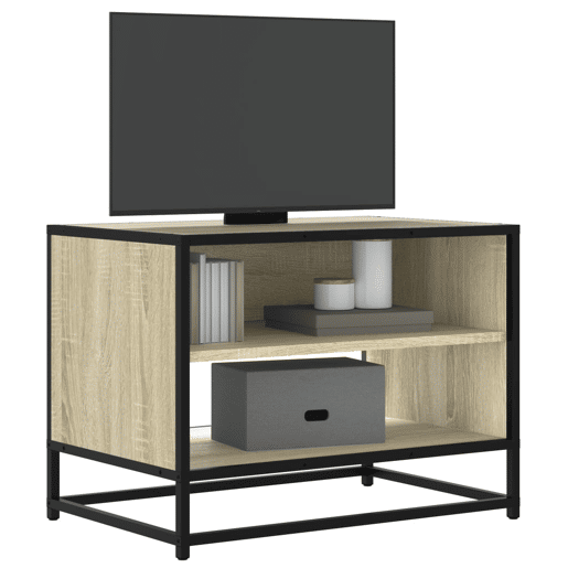 Móvel TV - Modulo de TV - Armário de TV 61x40x46 cm derivados madeirametal carvalho sonoma