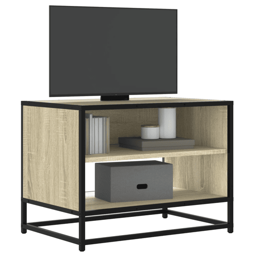 Móvel TV - Modulo de TV - Armário de TV 61x40x46 cm derivados madeirametal carvalho sonoma