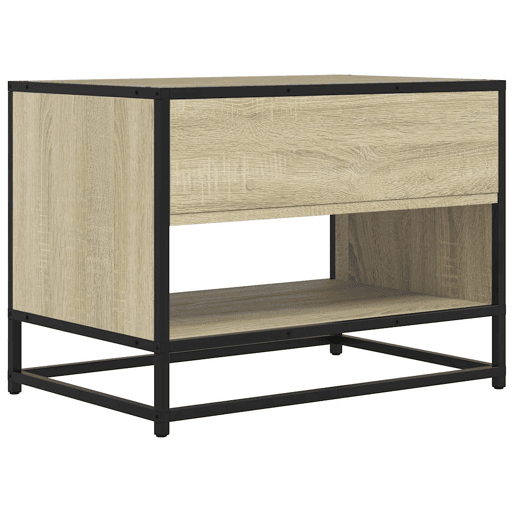 Móvel TV - Modulo de TV - Armário de TV 61x40x46 cm derivados madeirametal carvalho sonoma