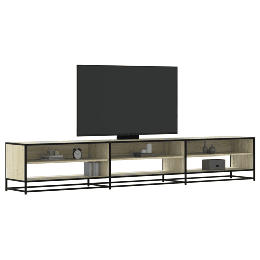 Móvel de TV - Modulo de TV - Armário de TV 270x40x46 cm derivados de madeira carvalho sonoma