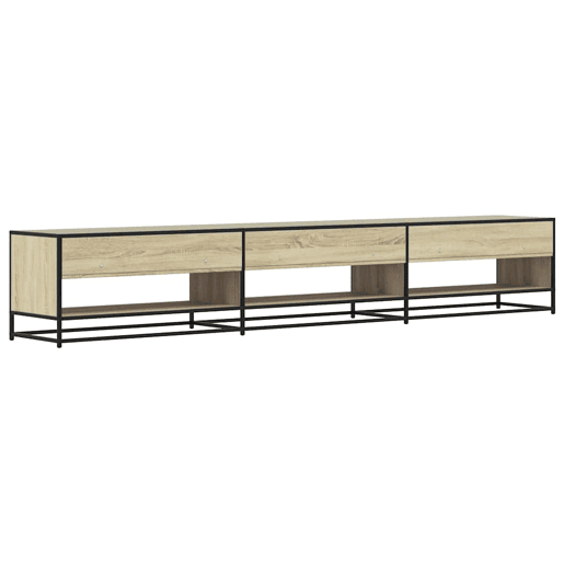 Móvel de TV - Modulo de TV - Armário de TV 270x40x46 cm derivados de madeira carvalho sonoma