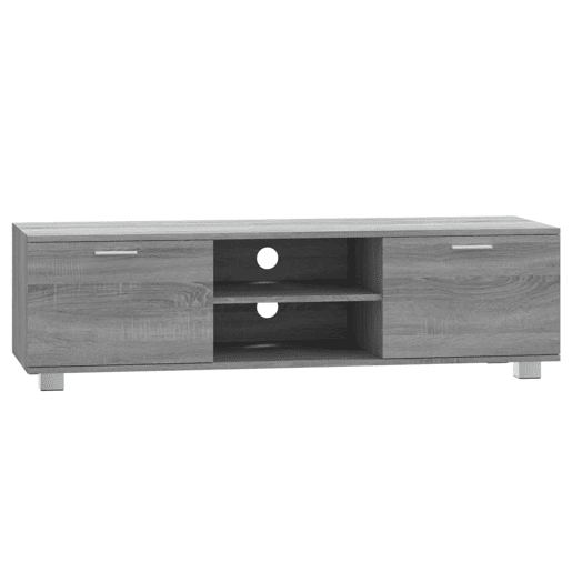 Móvel de TV - Modulo de TV - Armário de TV 140x40,5x35 cm derivados de madeira cinzento sonoma Móvel de TV - Modulo de TV - Armário de TV 140x40,5x35 cm derivados de madeira cinzento sonoma