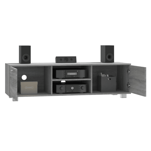 Móvel de TV - Modulo de TV - Armário de TV 140x40,5x35 cm derivados de madeira cinzento sonoma Móvel de TV - Modulo de TV - Armário de TV 140x40,5x35 cm derivados de madeira cinzento sonoma