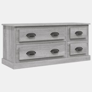 Móvel de TV - Modulo de TV - Armário de TV 100x35,5x45 cm derivados de madeira cinzento sonoma