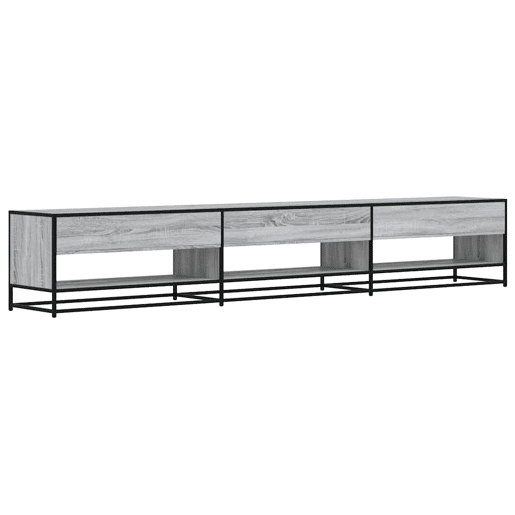 Móvel de TV - Modulo de TV - Armário de TV 270x40x46 cm derivados de madeira cinzento sonoma