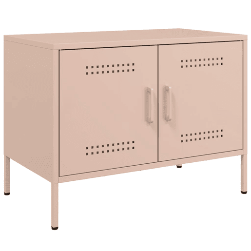 Móvel de TV - Modulo de TV - Armário de TV 68x39x50,5 cm aço rosa