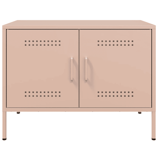 Móvel de TV - Modulo de TV - Armário de TV 68x39x50,5 cm aço rosa