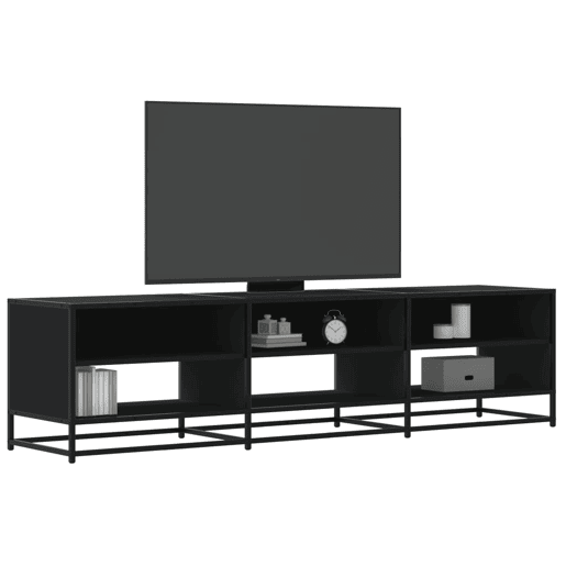 Móvel de TV - Modulo de TV - Armário de TV 180x40x46 cm derivados de madeira preto