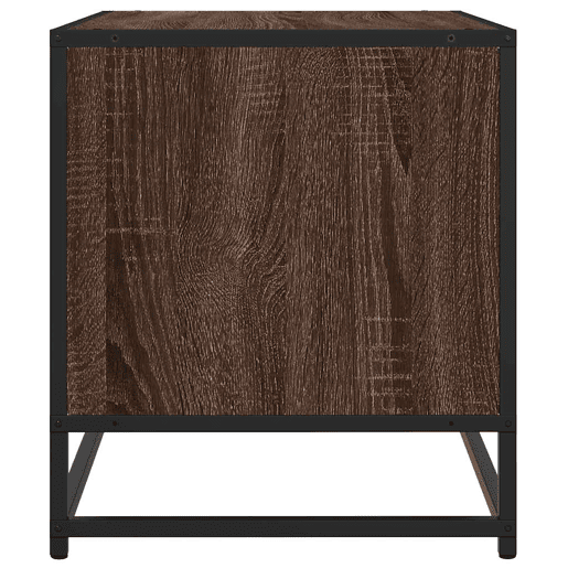 Móvel TV - Modulo de TV - Armário de TV 61x40x46 cm derivados madeirametal carvalho castanho