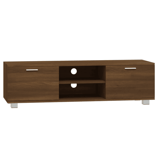 Móvel de TV - Modulo de TV - Armário de TV140x40,5x35cm derivados de madeira carvalho castanho Móvel de TV - Modulo de TV - Armário de TV140x40,5x35cm derivados de madeira carvalho castanho