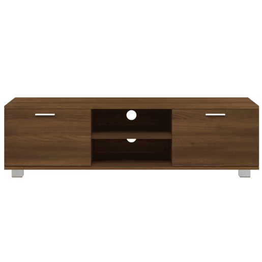 Móvel de TV - Modulo de TV - Armário de TV140x40,5x35cm derivados de madeira carvalho castanho Móvel de TV - Modulo de TV - Armário de TV140x40,5x35cm derivados de madeira carvalho castanho