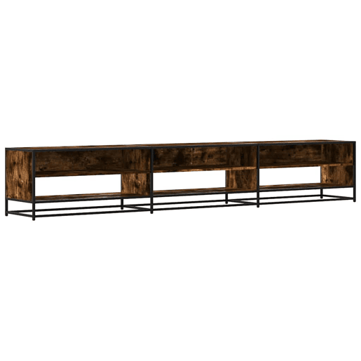 Móvel de TV - Modulo de TV - Armário de TV 270x40x46 cm derivados de madeira carvalho fumado