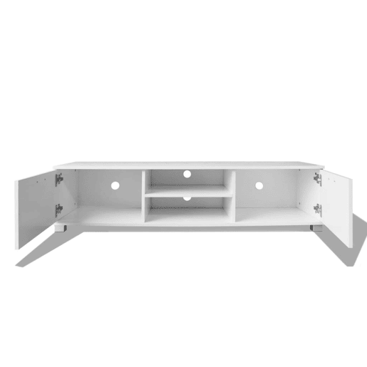 Móvel de TV - Modulo de TV - Armário de TV 140x40,5x35 cm branco brilhante Móvel de TV - Modulo de TV - Armário de TV 140x40,5x35 cm branco brilhante