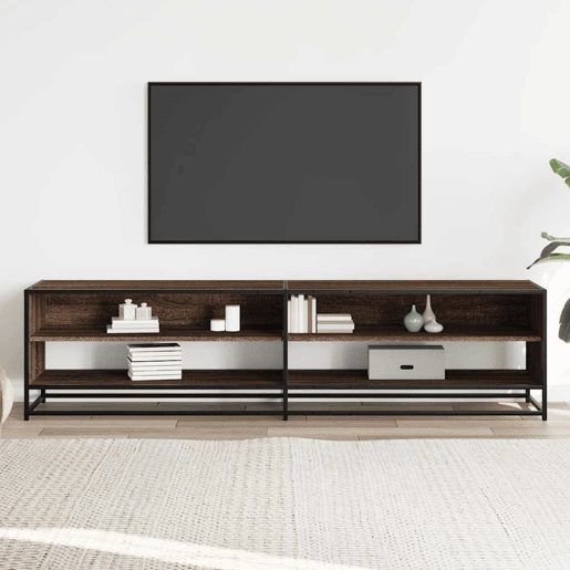 Móvel de TV - Modulo de TV - Armário de TV 180,5x40x46 cm derivados madeira carvalho castanho