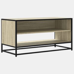 Móvel TV - Modulo de TV - Armário de TV 91x40x46 cm derivados madeirametal carvalho sonoma