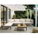 Beliani Conjunto de jardín BRACCIANO Beliani Conjunto de jardín BRACCIANO Beige