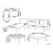 Beliani Conjunto de jardín BRACCIANO Beliani Conjunto de jardín BRACCIANO Beige