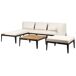 Beliani Conjunto de jardín BRACCIANO Beliani Conjunto de jardín BRACCIANO Beige