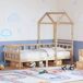 Cama infantil - Cama para niños 88x203 Cama infantil - Cama para niños 88x203 Natural