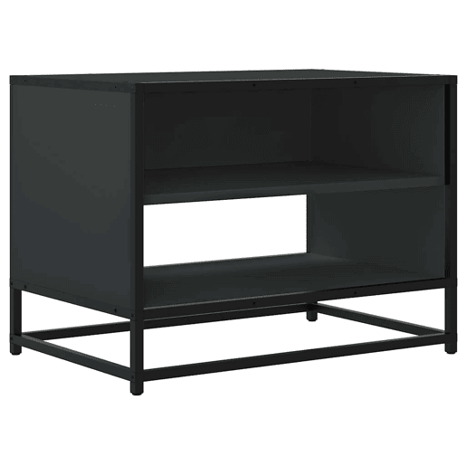 Móvel para TV - Móvel de TV - Armário de TV 61x40x46 cm derivados de madeirametal preto