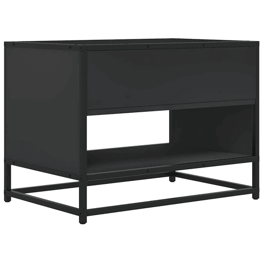 Móvel para TV - Móvel de TV - Armário de TV 61x40x46 cm derivados de madeirametal preto