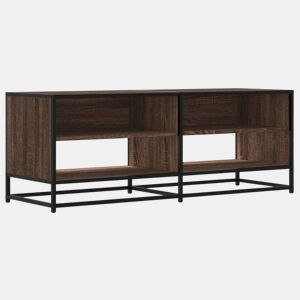 Móvel TV - Modulo de TV - Armário de TV 120,5x40x46 cm deriv. madeirametal carvalho castanho