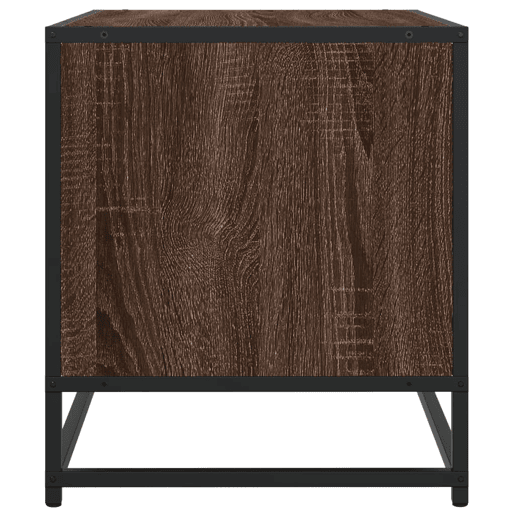 Móvel TV - Modulo de TV - Armário de TV 120,5x40x46 cm deriv. madeirametal carvalho castanho